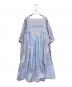 TAO COMME des GARCONS (タオ コムデギャルソン) 22SS スクエアネック切替ワンピース ブルー サイズ:M：28000円