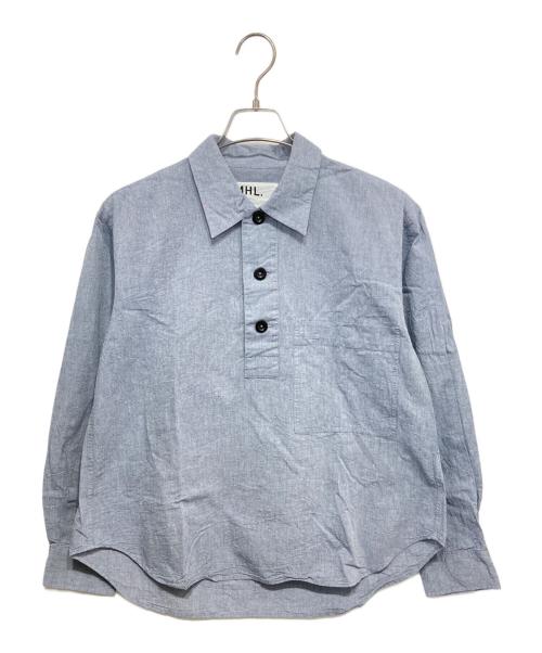 MHL（マーガレットハウエル）MHL (マーガレットハウエル) プルオーバーシャツ ブルー サイズ:Sの古着・服飾アイテム