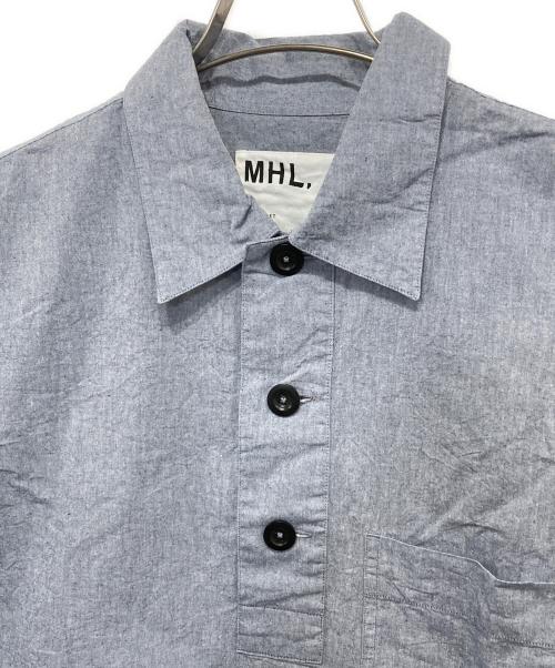 MHL（マーガレットハウエル）MHL (マーガレットハウエル) プルオーバーシャツ ブルー サイズ:Sの古着・服飾アイテム