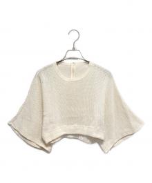 CLANE（クラネ）の古着「YAKKO SLEEVE MESH TOPS」｜アイボリー
