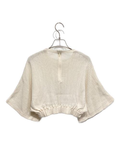 CLANE（クラネ）CLANE (クラネ) YAKKO SLEEVE MESH TOPS アイボリー サイズ:1の古着・服飾アイテム