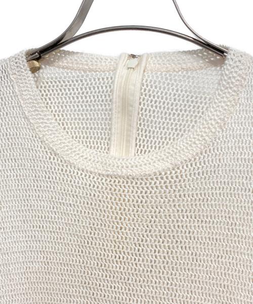 CLANE（クラネ）CLANE (クラネ) YAKKO SLEEVE MESH TOPS アイボリー サイズ:1の古着・服飾アイテム