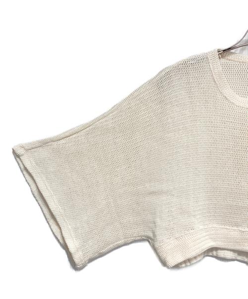 CLANE（クラネ）CLANE (クラネ) YAKKO SLEEVE MESH TOPS アイボリー サイズ:1の古着・服飾アイテム