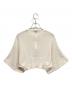CLANE (クラネ) YAKKO SLEEVE MESH TOPS アイボリー サイズ:1：5000円