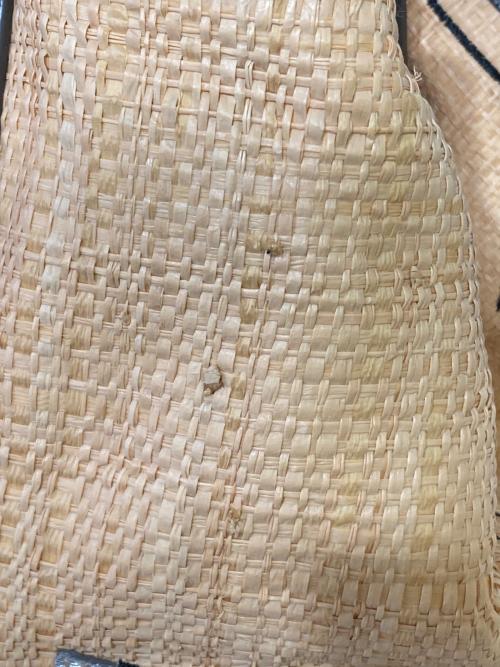 COACH（コーチ）COACH (コーチ) フローラル ストロー キャリーオール ベージュの古着・服飾アイテム