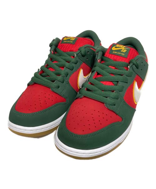 NIKE（ナイキ）NIKE (ナイキ) Dunk Low PRM レッド×グリーン サイズ:29の古着・服飾アイテム