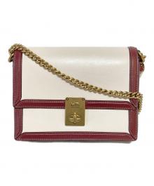 COACH（コーチ）の古着「ハットン ショルダー バッグ」｜レッド×ホワイト