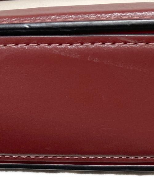 COACH（コーチ）COACH (コーチ) ハットン ショルダー バッグ レッド×ホワイトの古着・服飾アイテム