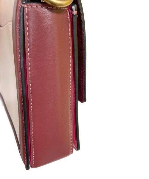COACH（コーチ）COACH (コーチ) ハットン ショルダー バッグ レッド×ホワイトの古着・服飾アイテム