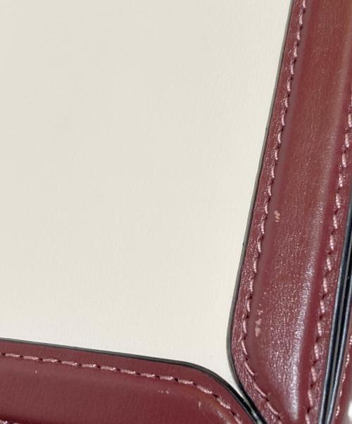 COACH（コーチ）COACH (コーチ) ハットン ショルダー バッグ レッド×ホワイトの古着・服飾アイテム