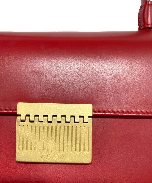 BALLY（バリー）BALLY (バリー) ハンドバッグ レッドの古着・服飾アイテム