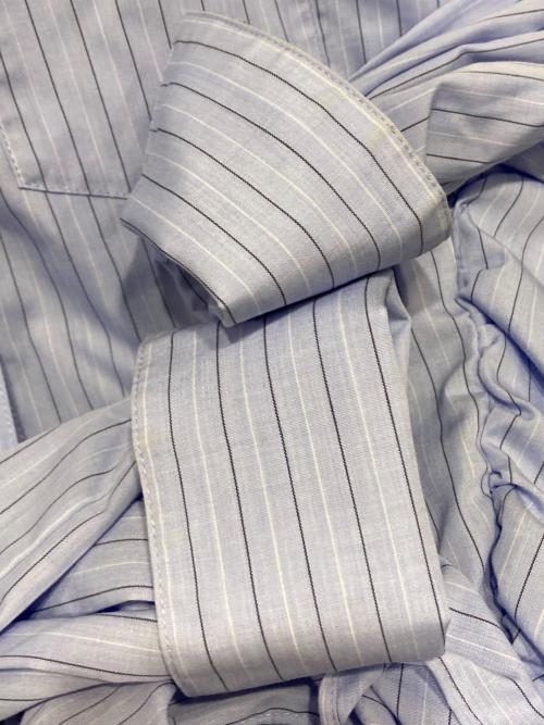 Snidel（スナイデル）Snidel (スナイデル) ヘムボリュームシャツ ブルー サイズ:Fの古着・服飾アイテム