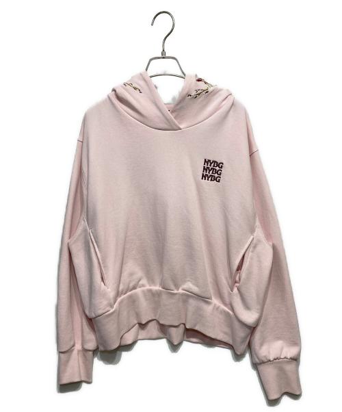 Snidel（スナイデル）Snidel (スナイデル) NYBG エンブロイダリーフーディー ピンク サイズ:ONEの古着・服飾アイテム