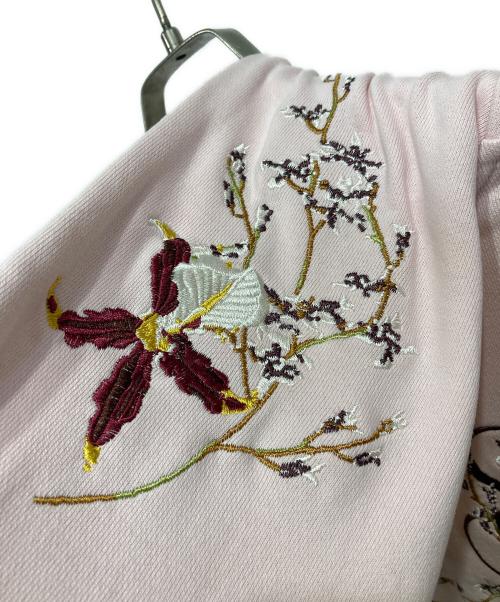 Snidel（スナイデル）Snidel (スナイデル) NYBG エンブロイダリーフーディー ピンク サイズ:ONEの古着・服飾アイテム
