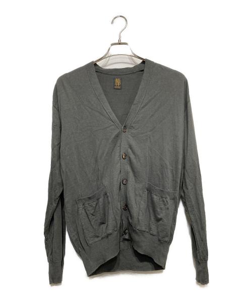 BATONER（バトナ―）BATONER (バトナ―) リネンカーディガン グレー サイズ:2の古着・服飾アイテム
