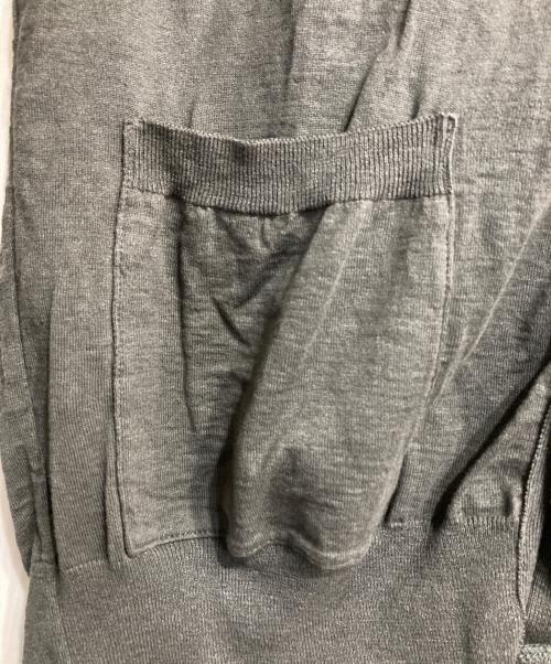 BATONER（バトナ―）BATONER (バトナ―) リネンカーディガン グレー サイズ:2の古着・服飾アイテム