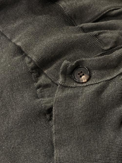 BATONER（バトナ―）BATONER (バトナ―) リネンカーディガン グレー サイズ:2の古着・服飾アイテム
