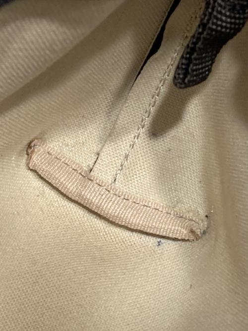 Herve Chapelier（エルベシャプリエ）Herve Chapelier (エルベシャプリエ) リュクス スクエアショルダー ブラックの古着・服飾アイテム