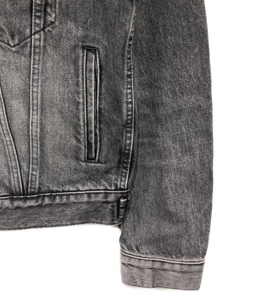 masu（エムエーエスユー）masu (エムエーエスユー) EMBLEM DENIM JACKET ブラック サイズ:44の古着・服飾アイテム