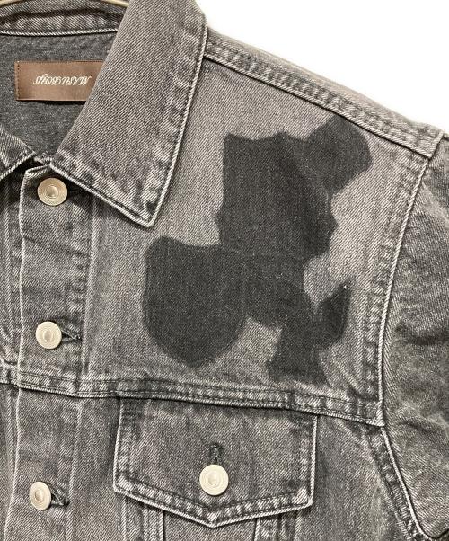 masu（エムエーエスユー）masu (エムエーエスユー) EMBLEM DENIM JACKET ブラック サイズ:44の古着・服飾アイテム
