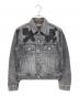 masu（エムエーエスユー）の古着「EMBLEM DENIM JACKET」｜ブラック