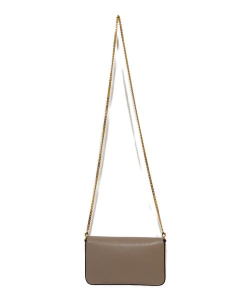 FENDI（フェンディ）FENDI (フェンディ) チェーンショルダーバッグ ベージュの古着・服飾アイテム