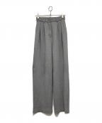 CLANEクラネ）の古着「TWO TUCK SWEAT PANTS」｜グレー