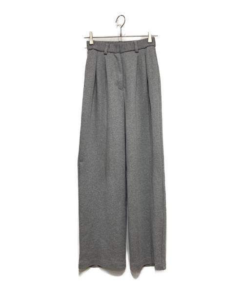 CLANE（クラネ）CLANE (クラネ) TWO TUCK SWEAT PANTS グレー サイズ:1の古着・服飾アイテム