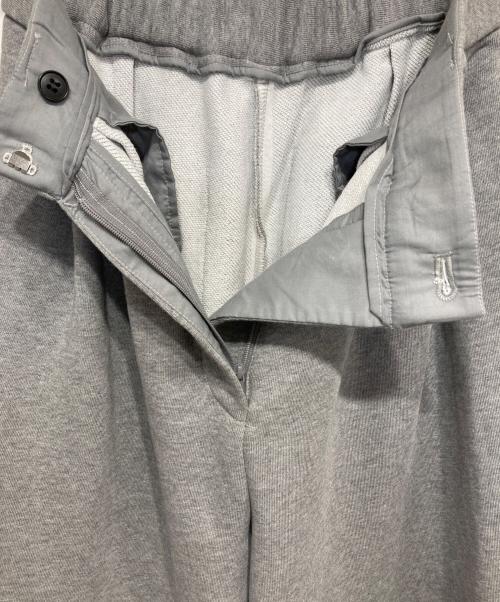CLANE（クラネ）CLANE (クラネ) TWO TUCK SWEAT PANTS グレー サイズ:1の古着・服飾アイテム