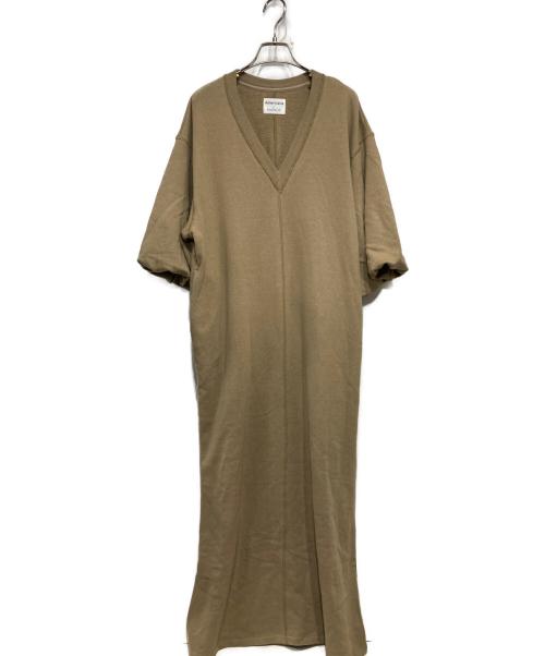 Americana（アメリカーナ）Americana (アメリカーナ) MANOF (マノフ) RAFFY FLEECE ONE PIECE ベージュ サイズ:Sの古着・服飾アイテム