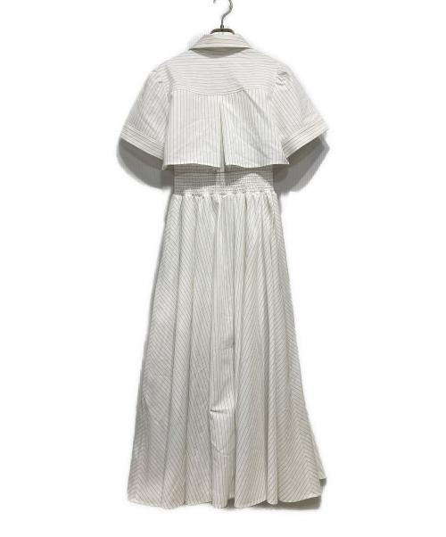 rienda（リエンダ）rienda (リエンダ) バストフレアワンピース ホワイト サイズ:Sの古着・服飾アイテム