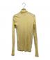 AURALEE (オーラリー) HIGH GAUGE SHEER RIB TURTLE NECK L/S TEE イエロー サイズ:1：5000円