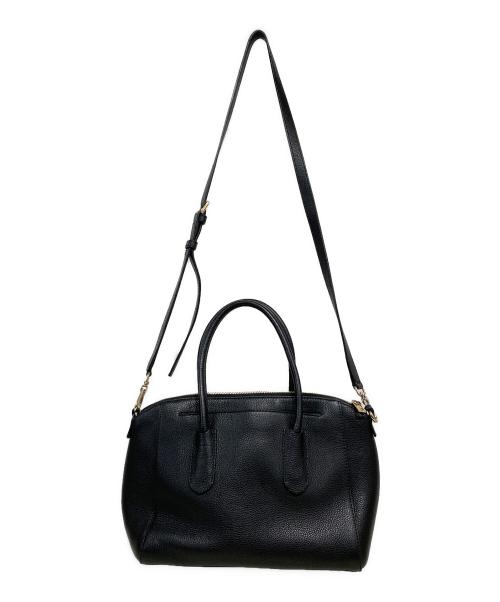 FURLA（フルラ）FURLA (フルラ) レザーハンドバッグ ブラックの古着・服飾アイテム