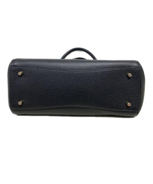 FURLA（フルラ）FURLA (フルラ) レザーハンドバッグ ブラックの古着・服飾アイテム