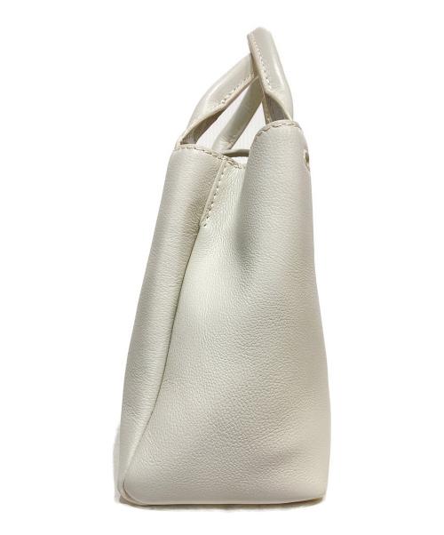 MOTHERHOUSE（マザーハウス）MOTHERHOUSE (マザーハウス) Sou 2 Way Middle Tote/ソウ 2 ウェイ ミドル トート ライトグレーの古着・服飾アイテム