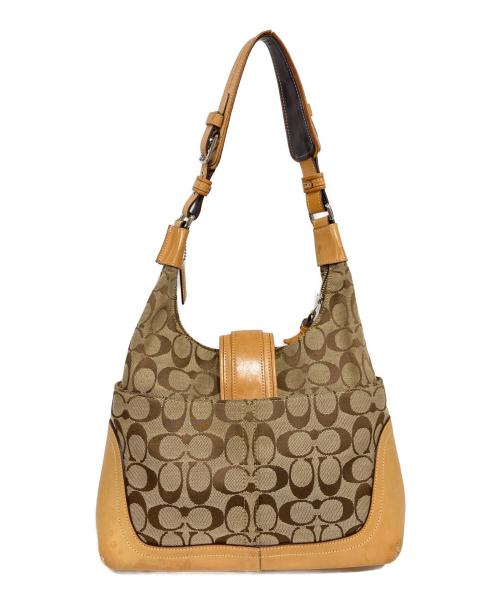 COACH（コーチ）COACH (コーチ) ワンショルダーバッグ ベージュの古着・服飾アイテム