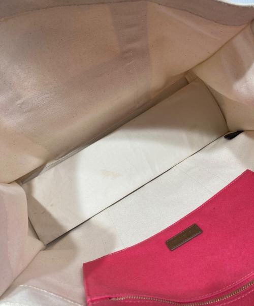 PAUL SMITH（ポールスミス）Paul Smith (ポールスミス) キャンバストートバッグ ホワイトの古着・服飾アイテム