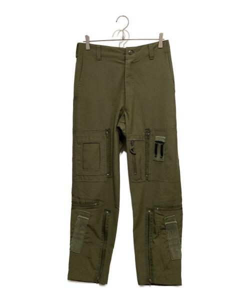 Canadian Army（カナダ軍）Canadian Army (カナダ軍) ヘリクルーパンツ グリーン サイズ:7032の古着・服飾アイテム