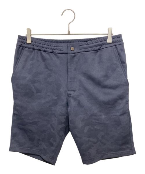 Junhashimoto（ジュンハシモト）junhashimoto (ジュンハシモト) JERSEY SHORTS -EMBOSS CAMO ネイビー サイズ:4の古着・服飾アイテム