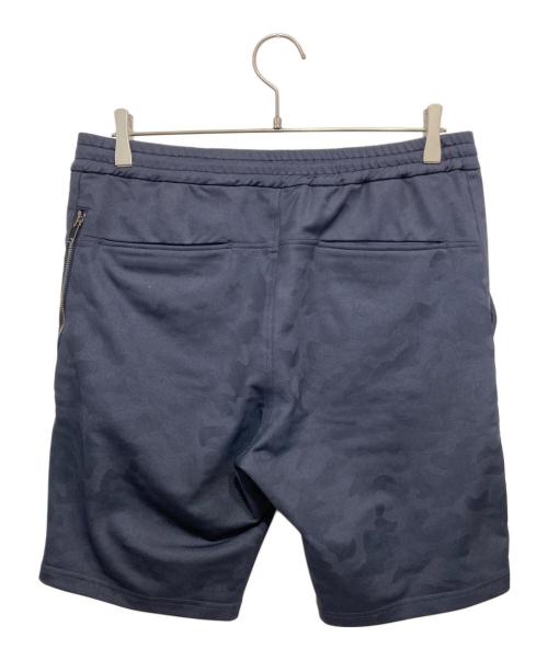 Junhashimoto（ジュンハシモト）junhashimoto (ジュンハシモト) JERSEY SHORTS -EMBOSS CAMO ネイビー サイズ:4の古着・服飾アイテム