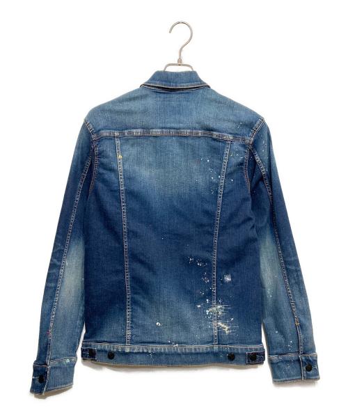 SURT（サート）SURT (サート) BIG JOHN (ビッグジョン) ペイント デニムジャケット インディゴ サイズ:Mの古着・服飾アイテム