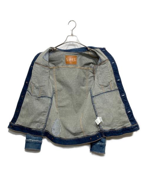 SURT（サート）SURT (サート) BIG JOHN (ビッグジョン) ペイント デニムジャケット インディゴ サイズ:Mの古着・服飾アイテム