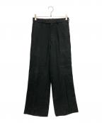 MARKAWAREマーカウェア）の古着「MW WIDE STRAIGHT TROUSERS」｜ブラック