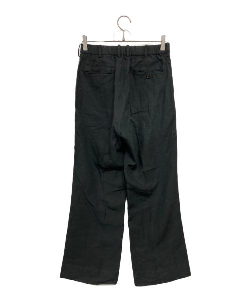 MARKAWARE（マーカウェア）MARKAWARE (マーカウェア) MW WIDE STRAIGHT TROUSERS ブラック サイズ:2の古着・服飾アイテム