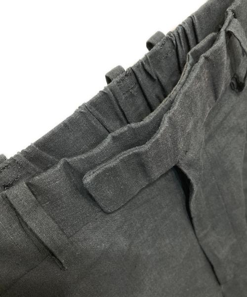 MARKAWARE（マーカウェア）MARKAWARE (マーカウェア) MW WIDE STRAIGHT TROUSERS ブラック サイズ:2の古着・服飾アイテム