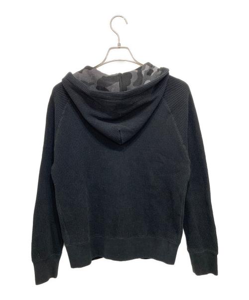 A BATHING APE（アベイシングエイプ）A BATHING APE (アベイシングエイプ) サーマルパーカー ブラック サイズ:TALLの古着・服飾アイテム