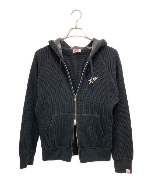 A BATHING APE（アベイシングエイプ）A BATHING APE (アベイシングエイプ) サーマルパーカー ブラック サイズ:TALLの古着・服飾アイテム