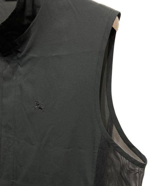 BURBERRY GOLF（バーバリーゴルフ）BURBERRY GOLF (バーバリーゴルフ) メッシュベスト ブラック サイズ:Lの古着・服飾アイテム