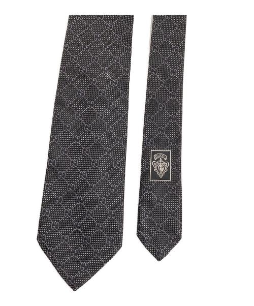 GUCCI（グッチ）GUCCI (グッチ) GGネクタイ ブラック サイズ:-の古着・服飾アイテム