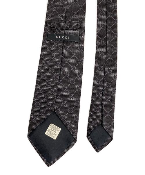 GUCCI（グッチ）GUCCI (グッチ) GGネクタイ ブラック サイズ:-の古着・服飾アイテム